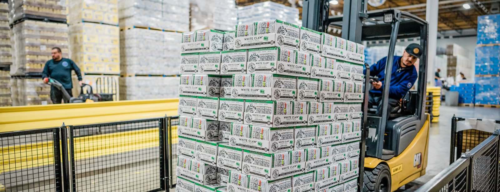 Warehouse storing alcohol beverages